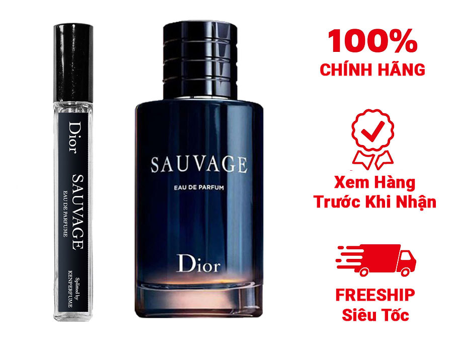 Nước hoa nam Dior Sauvage EDT chiết 10ml - MixASale